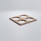 Ekena Millwork Extra Small Wembley Decorative Fretwork Wood Wall Panels, Hickory, 7 3/8"W x 7 3/8"H x 3/8"T WALW08X08X0375WEMHI - alternate 2